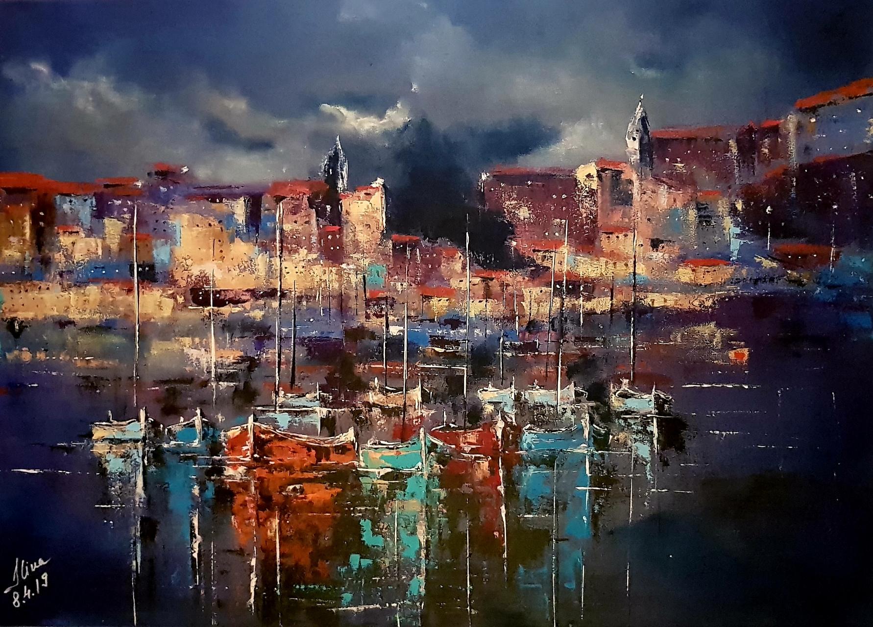ArteDiAlina.com painting: Even the darkest night will end ...